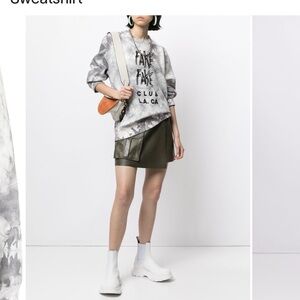 Fred Segal Craphic -Print Tie -Dye Sweatshirt